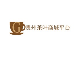 贵州茶叶商城平台店铺logo头像PPT模板