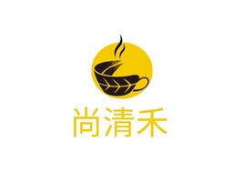 尚清禾店铺logo头像PPT模板