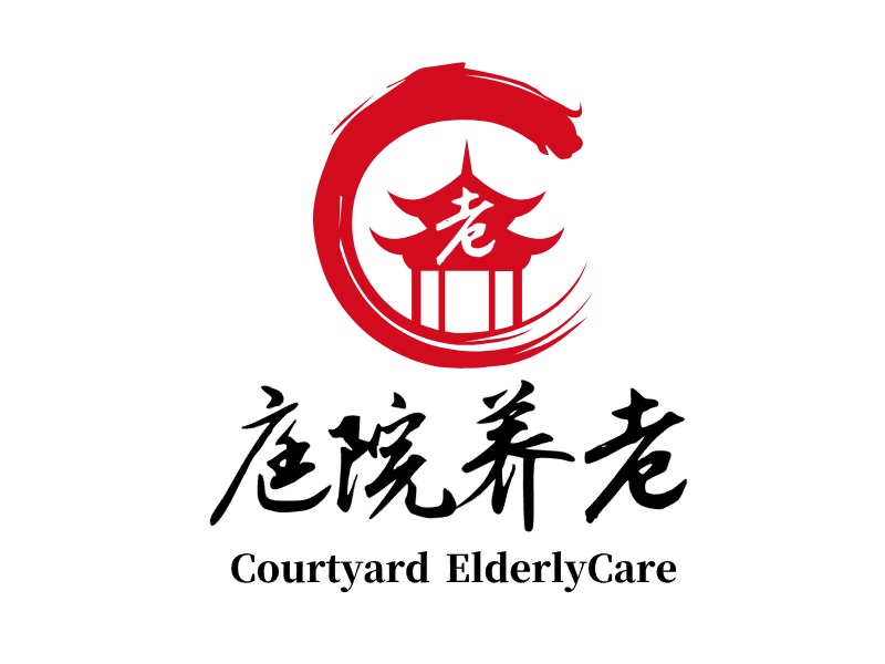 老人养老养老logo