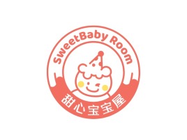 妈妈母婴logo标志PPT模板