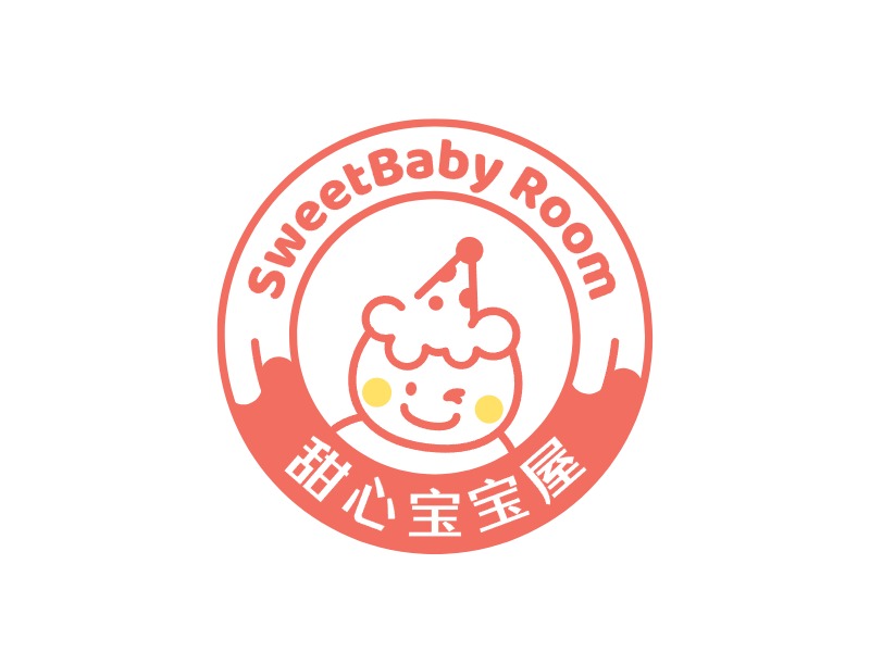 妈妈母婴logo标志PPT模板