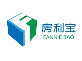 FANNIE BAO企业标志PPT模板