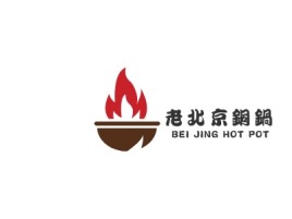 BEI JING HOT POT店铺logo头像PPT模板