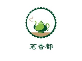 茗香都店铺logo头像PPT模板