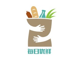 每日优鲜店铺标志PPT模板