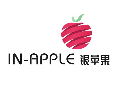 银苹果logo标志PPT模板