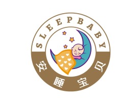 妈妈母婴logo标志PPT模板