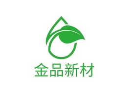 金品新材企业标志PPT模板