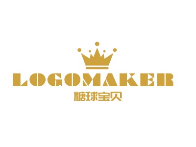 糖球宝贝品牌logo头像PPT模板