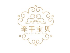 妈妈母婴logo标志PPT模板