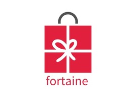 fortaine店铺标志PPT模板