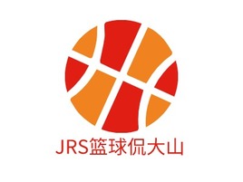 JRS篮球侃大山logo标志PPT模板