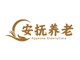 老人养老养老logo