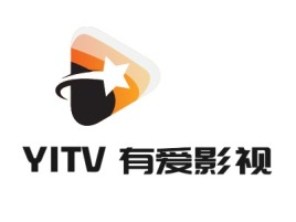 有爱影视logo标志PPT模板