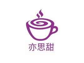 亦思甜店铺logo头像PPT模板