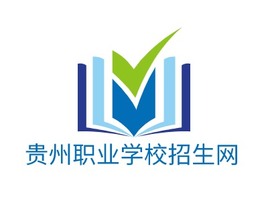 贵州职业学校招生网logo标志PPT模板