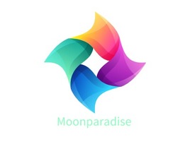 Moonparadise企业标志PPT模板