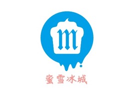 蜜雪冰城店铺logo头像PPT模板