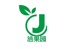 洁果园店铺标志PPT模板