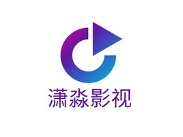 潇淼影视logo标志PPT模板