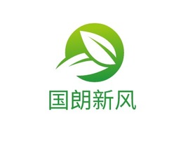 国朗新风企业标志PPT模板