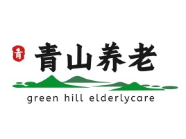 老人养老养老logo