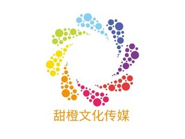 甜橙文化传媒logo标志PPT模板