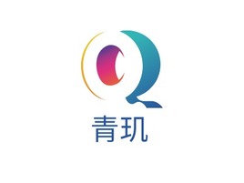 青玑店铺logo头像PPT模板