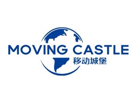 移动城堡logo标志PPT模板