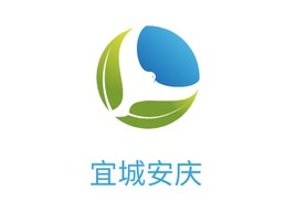 宜城安庆logo标志PPT模板