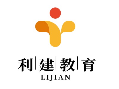 利建教育logo标志PPT模板