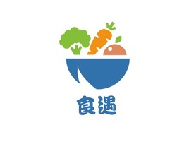 食遇店铺logo头像PPT模板