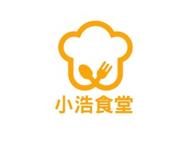 小浩食堂店铺logo头像PPT模板