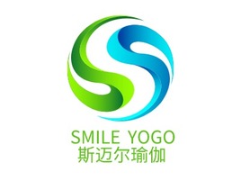  SMILE YOGO  斯迈尔瑜伽logo标志PPT模板