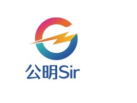 公明Sirlogo标志PPT模板