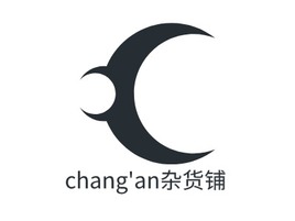 chang'an杂货铺logo标志PPT模板