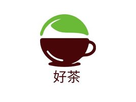 好茶店铺logo头像PPT模板