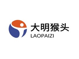 大明猴头logo标志PPT模板