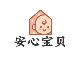 美丽妈妈logo标志PPT模板