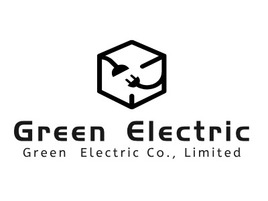 Green Electric企业标志PPT模板