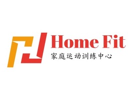 Home Fitlogo标志PPT模板