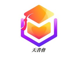 天書會logo标志PPT模板