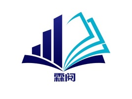 霖阅logo标志PPT模板