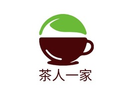 茶人一家店铺logo头像PPT模板