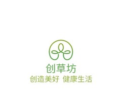 创草坊店铺logo头像PPT模板