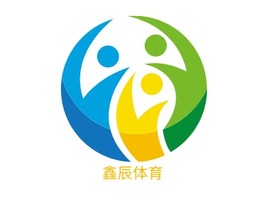 鑫辰体育logo标志PPT模板