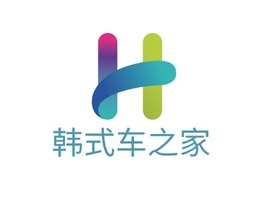 韩式车之家企业标志PPT模板