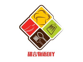 甜言物语DIY店铺logo头像PPT模板