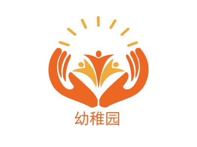 幼稚园logo标志PPT模板