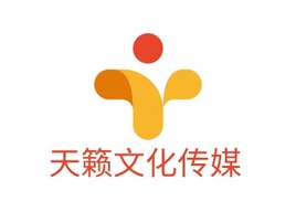 天籁文化传媒logo标志PPT模板